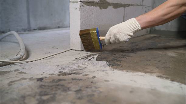 SJ Waterproofing Pros Basement Waterproofing coverage map for Worthington, KY and surrounding area